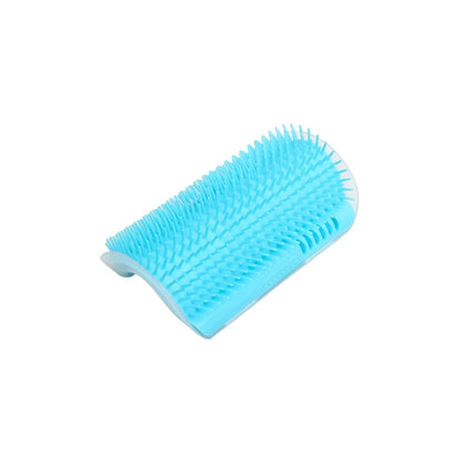 Self-Grooming Cat Scratcher & Massager – 2-in-1 Hair Removal & Scratching Brush