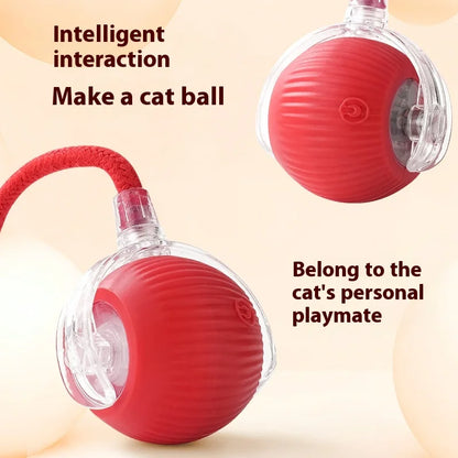 Rechargeable Smart Rolling Ball – Automatic Interactive Cat & Dog Toy