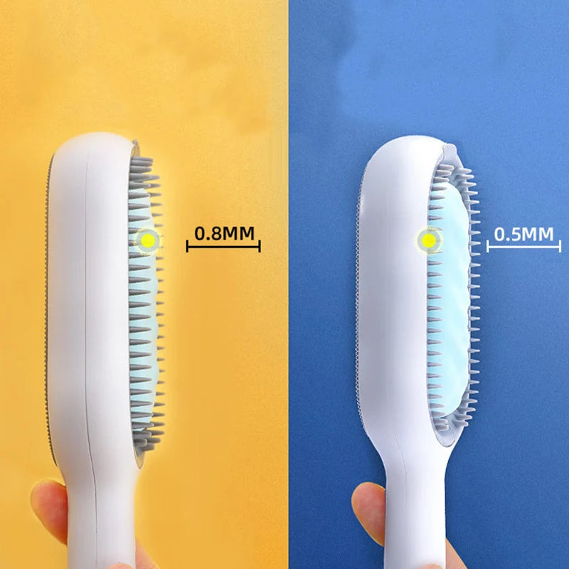 Double-Sided Pet Hair Removal Brush – Grooming Comb for Cats & Dogs