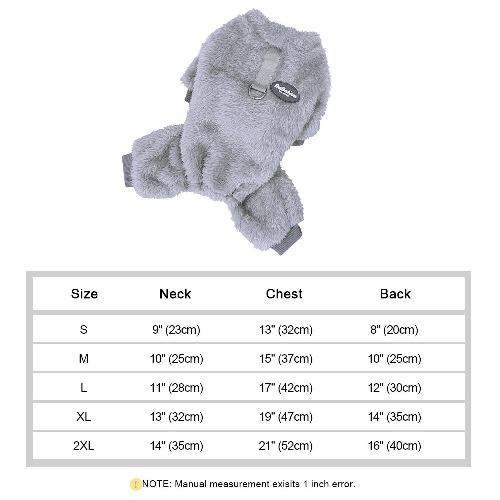 Warm Fleece Pet Sweater – Soft & Cozy Winter Vest for Small Dogs & Cats