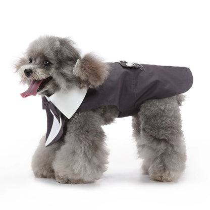 Formal Dog Tuxedo – Stylish Wedding & Party Outfit for Small & Medium Dogs