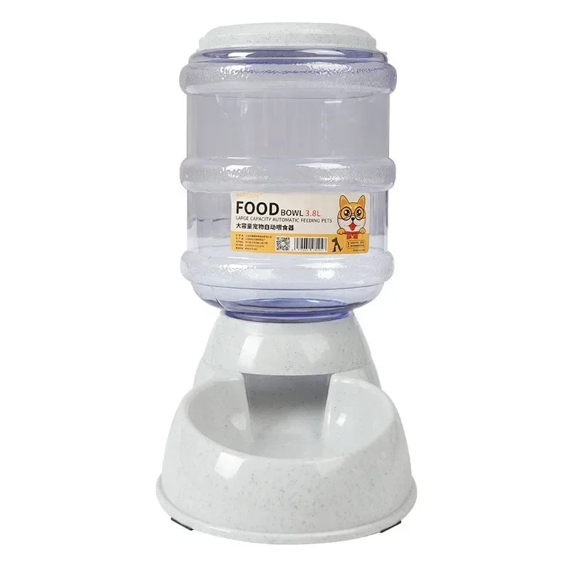 Automatic Pet Feeder & Water Dispenser – 2-in-1 Feeding Bowl for Cats & Dogs