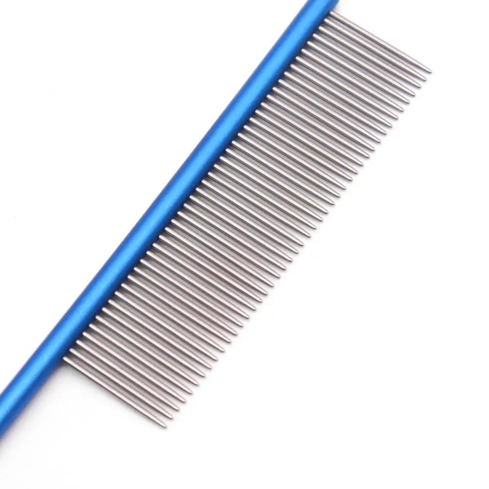 Stainless Steel Pet Flea Comb – Non-Rust, Fine-Tooth Grooming for Dogs & Cats