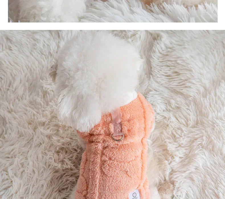 Soft Fleece Dog Sweater – Warm Pullover for Small Dogs & Cats