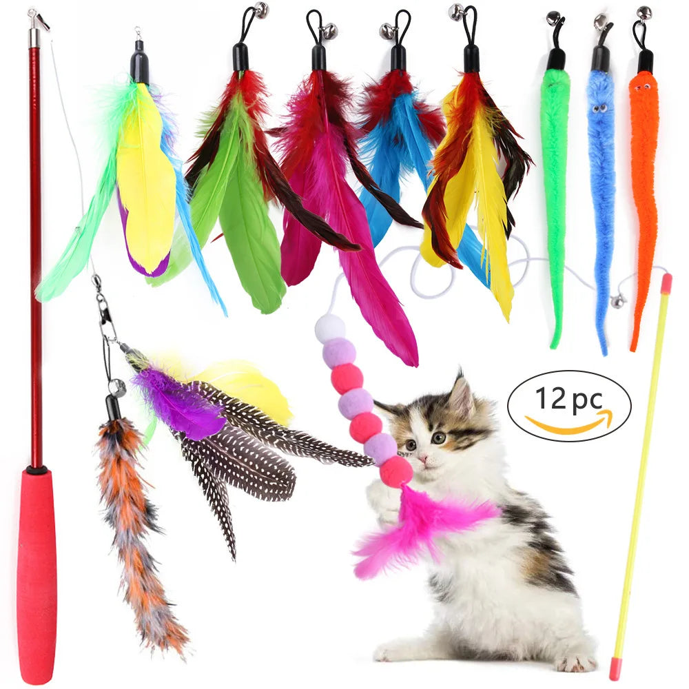 20-Piece Interactive Cat Toy Set – Fun Variety Pack for Kittens & Cats