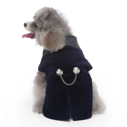 Formal Dog Tuxedo – Stylish Wedding & Party Outfit for Small & Medium Dogs