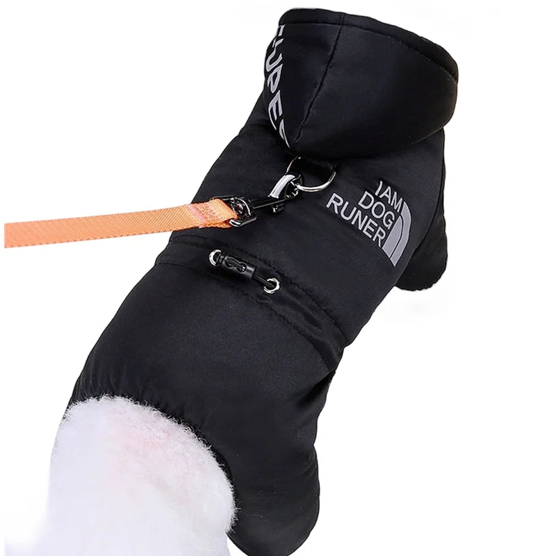 Waterproof Winter Dog Jumpsuit – Warm Hooded Coat for Small & Medium Dogs