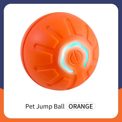 Smart Interactive Pet Ball – USB Rechargeable Automatic Moving Toy for Dogs & Cats