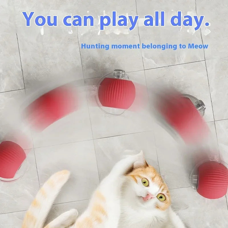 Smart Rolling Cat Ball – USB Rechargeable Automatic Toy for Cats & Kittens