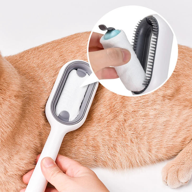 Double-Sided Pet Hair Removal Brush – Grooming Comb for Cats & Dogs