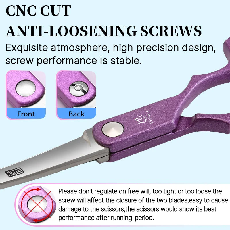 6.5'' Professional Pet Grooming Scissors – Curved & Thinning Shears Set