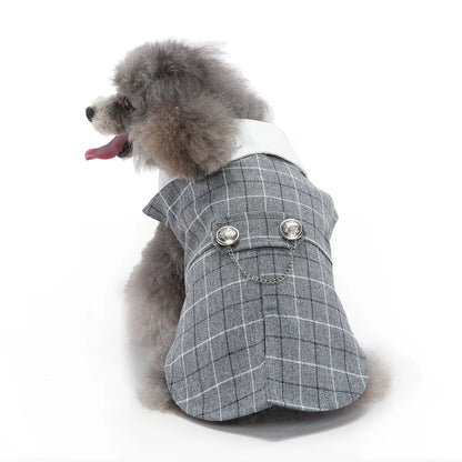 Formal Dog Tuxedo – Stylish Wedding & Party Outfit for Small & Medium Dogs