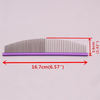 Professional Pet Grooming Comb – Anti-Knot & Massage Brush for Dogs & Cats