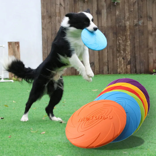 Durable Flying Disc for Dogs – Bite-Resistant Interactive Frisbee for Training & Outdoor Play