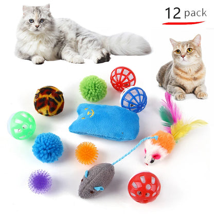 20-Piece Interactive Cat Toy Set – Fun Variety Pack for Kittens & Cats