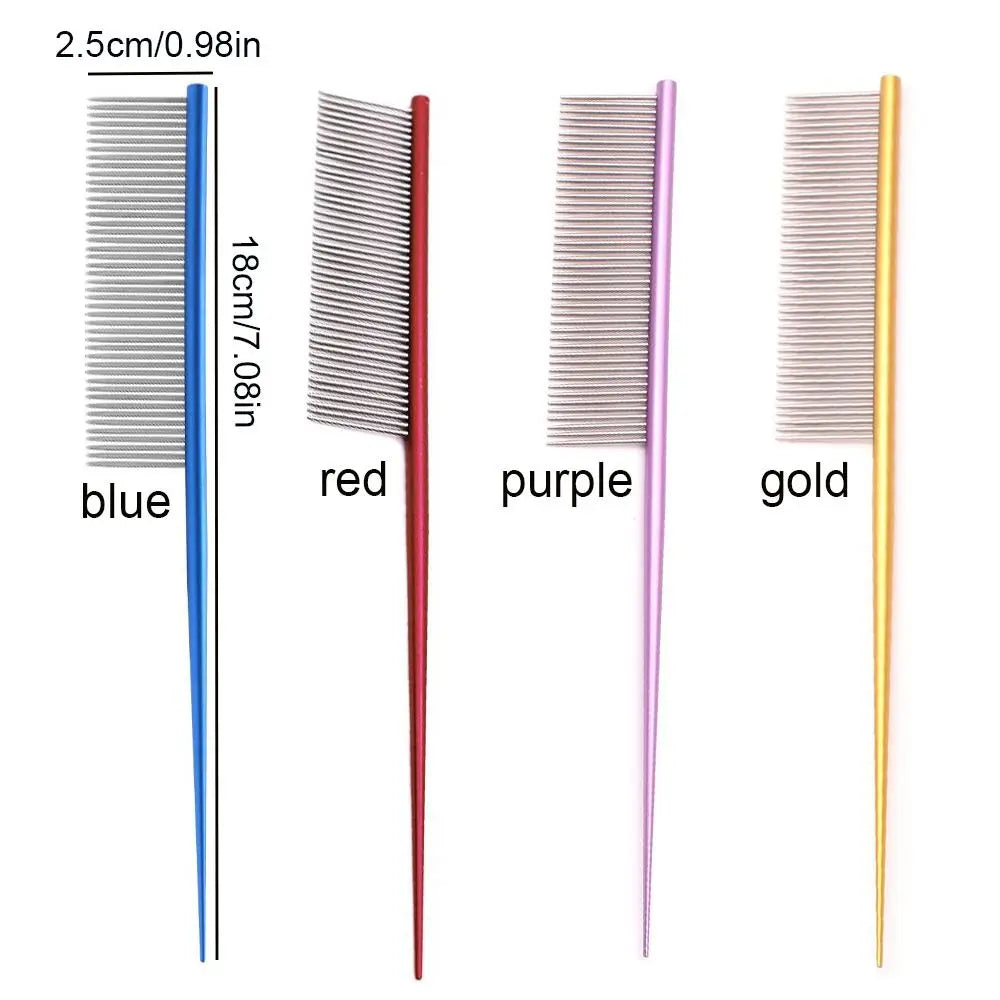 Stainless Steel Pet Flea Comb – Non-Rust, Fine-Tooth Grooming for Dogs & Cats