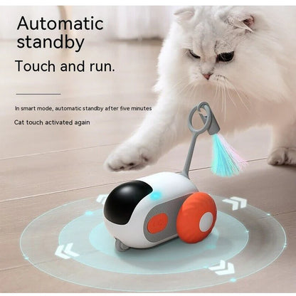 Smart Interactive Cat Car Toy – Automatic Moving Remote-Controlled Mouse for Indoor Play