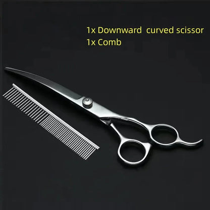 Professional Pet Grooming Scissors Set – Dog & Cat Hair Cutting & Trimming Tools